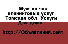 Муж на час клининговых услуг - Томская обл. Услуги » Для дома   